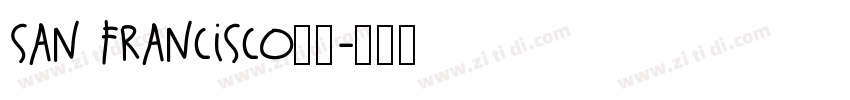 San Francisco字体字体转换